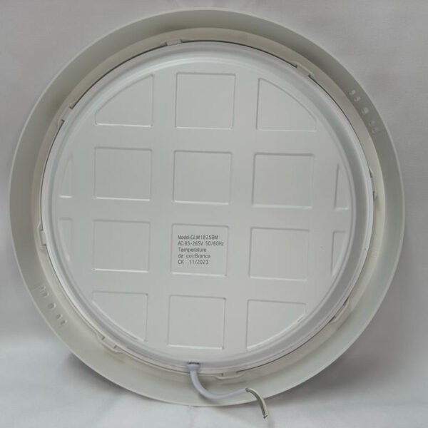 Plafon PVC Branco 25W Sobrep Redondo 6K - Image 7